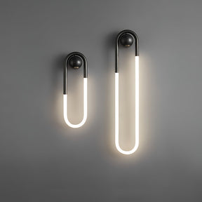 Modern LED Wall Light | Brass & Black Minimalist Wall Lamp