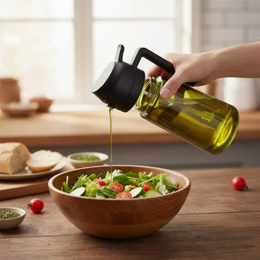 Garrafa Dispensadora de Vidro para Azeite e Óleo Culinário