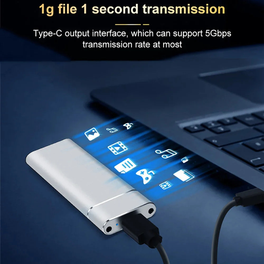 Case para SSD M.2 Portátil Externo USB 3.1