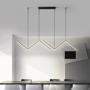 Pendente de Alumínio para Sala de Jantar | Iluminação Nórdica Minimalista Moderna