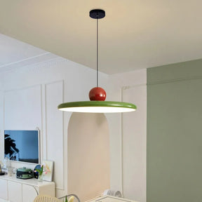 Luminária Pendente Disco Voador Nórdica | Lustre Estilo Cream LED