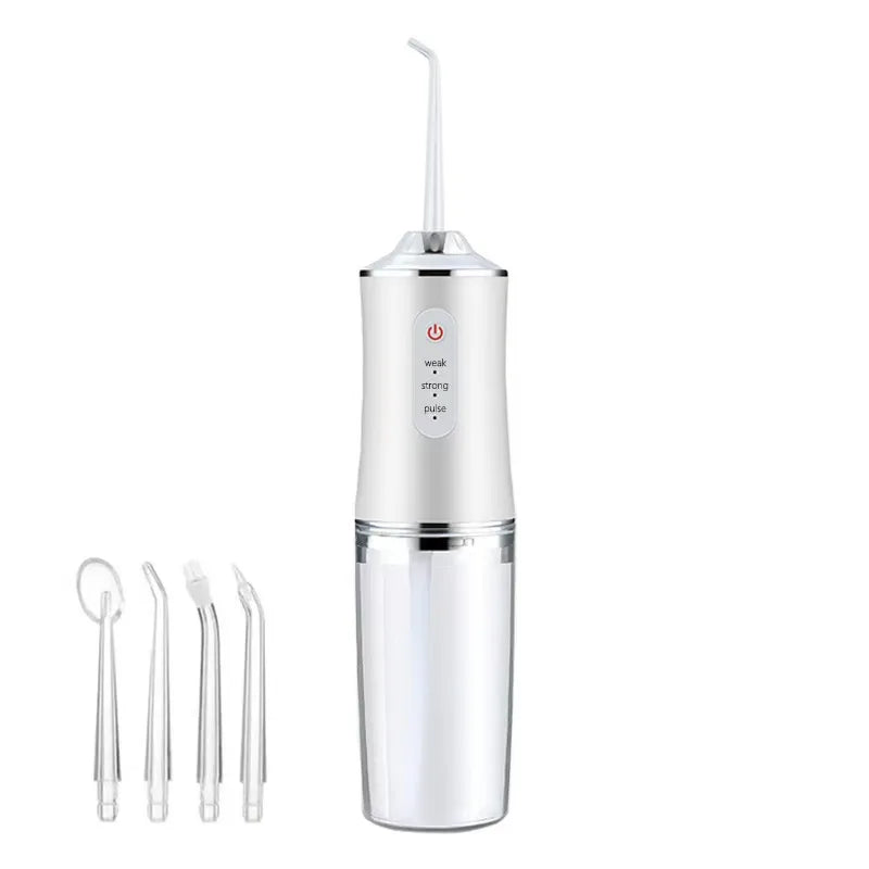 Irrigador Oral Portátil – 4 Bicos de Limpeza e 3 Modos, IPX7