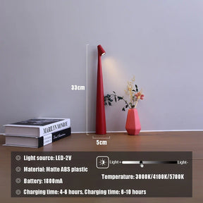 Rechargeable LED Table Lamp – Touch Dimmable