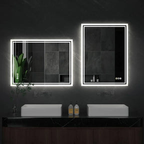 LED Bathroom Mirror – Frameless Dimmable Anti-Fog Design