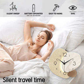Modern Wall Clock – Silent Quartz Design