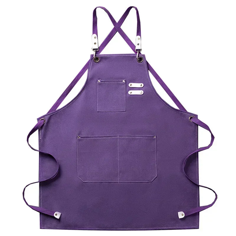Canvas Kitchen Apron – Unisex Chef & Workwear