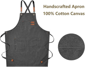 Canvas Kitchen Apron – Unisex Chef & Workwear
