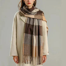 Cachecol de Caxemira de Luxo – Elegante, Quente, Macio e Unissex para o Inverno