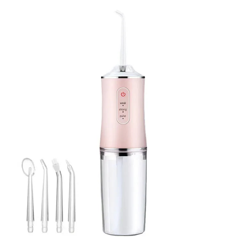 Irrigador Oral Portátil – 4 Bicos de Limpeza e 3 Modos, IPX7