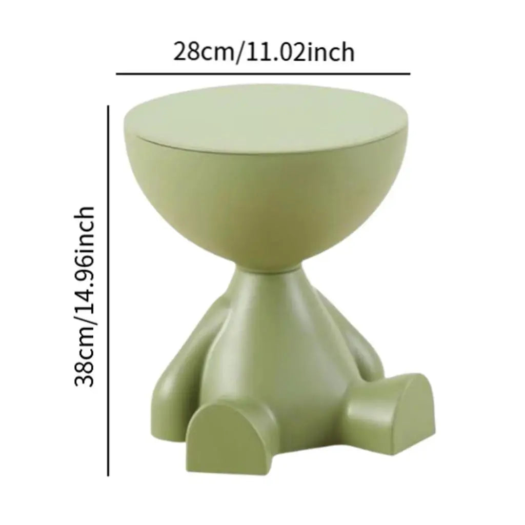 Mesa Lateral de Urso de Desenho Animado | Mesa de Centro Criativa Moderna