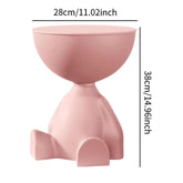 Mesa Lateral de Urso de Desenho Animado | Mesa de Centro Criativa Moderna