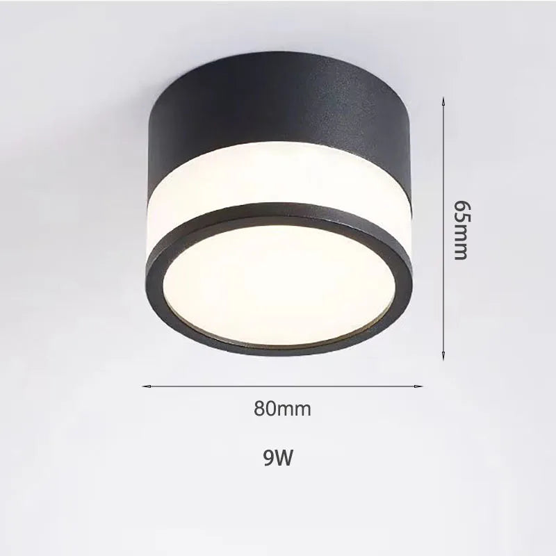 Spot LED de Sobrepor Nórdico | Luminária de Teto 9W / 15W
