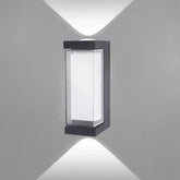 Arandela de Parede LED Moderna | Luminária Externa à Prova d'Água de Facho Duplo