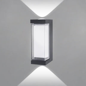 Arandela de Parede LED Moderna | Luminária Externa à Prova d'Água de Facho Duplo