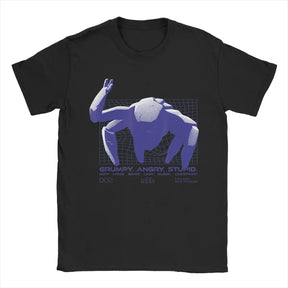 Camiseta com Estampa Divertida de Espaço Projeto Rocky Camiseta Casual