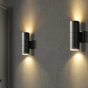 Arandela de Parede Externa Moderna | Luminária LED À Prova D'Água (Fachada)