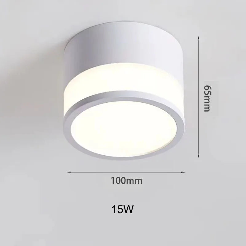 Spot LED de Sobrepor Nórdico | Luminária de Teto 9W / 15W
