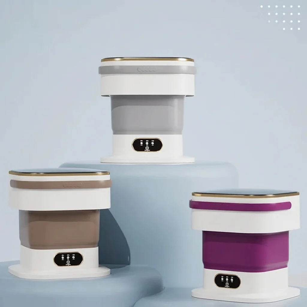 Máquina de Lavar Portátil Mini Dobrável Compacta
