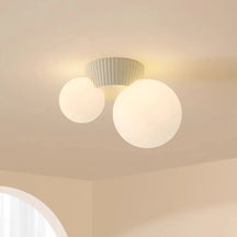 Luméa Ceiling Light | French Modern Double Globe Design