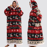 Blanket Hoodie Oversized Wearable Hooded Blanket Adult