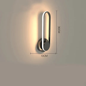 Modern LED Wall Light | 330° Rotating Aluminium Sconce