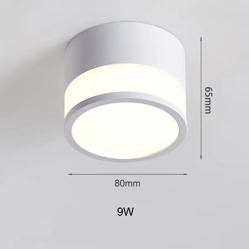Spot LED de Sobrepor Nórdico | Luminária de Teto 9W / 15W