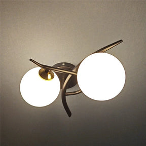 Lunara Wall Light | Nordic Dual Globe LED Design