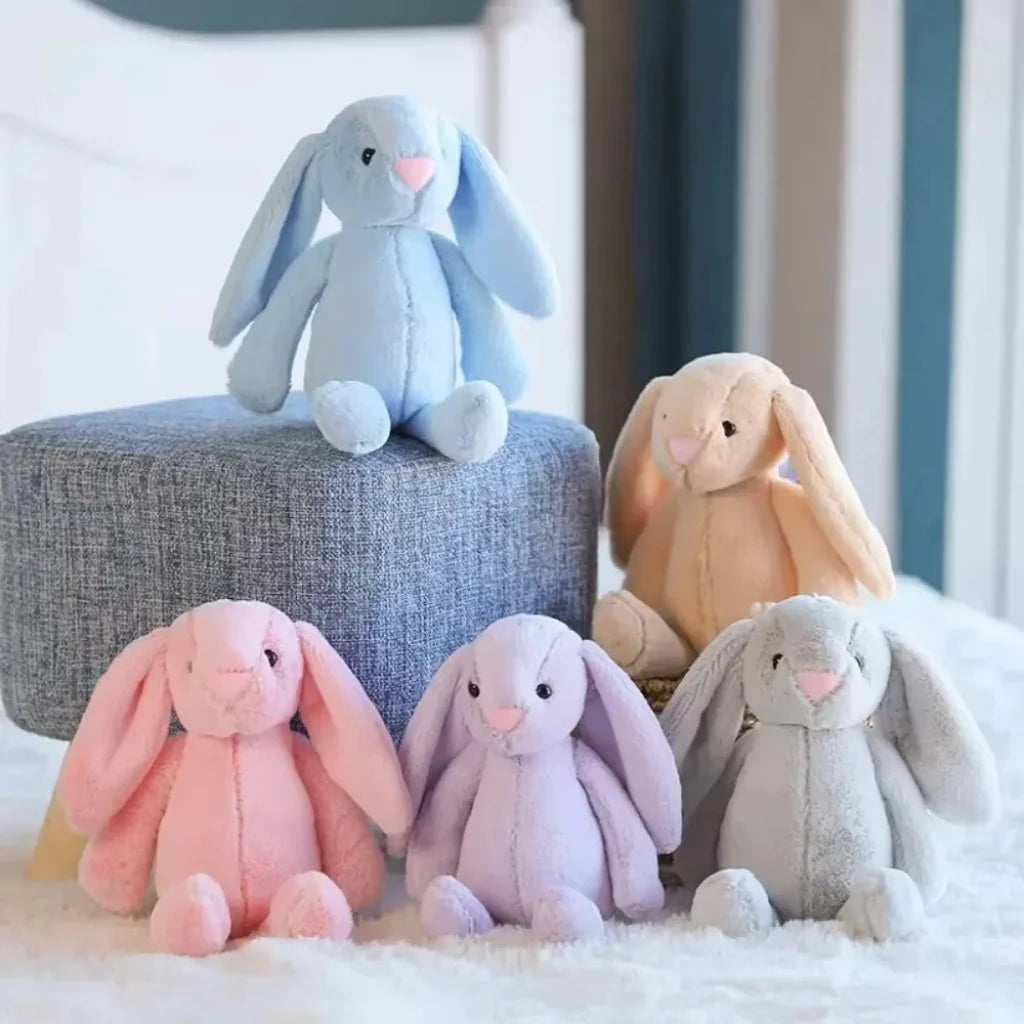 Pelúcia de Coelho-Gato Brinquedo de Pelúcia Macio e Fofo Pingente