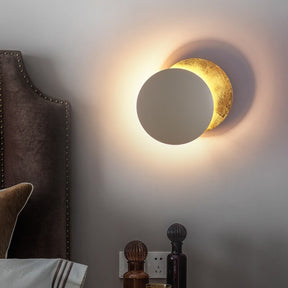 Solar Eclipse LED Wall Sconce – Modern Round Wall Light