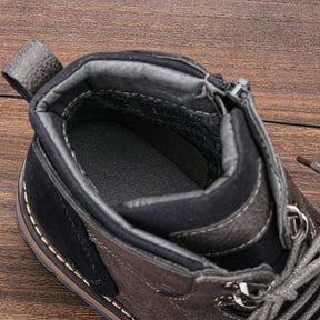 Botas Masculinas de Inverno Outdoor Duráveis e Quentes Estilo Utilitário Urbano