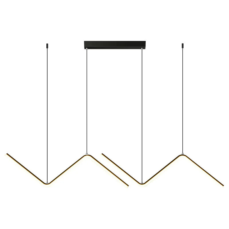 Pendente de Alumínio para Sala de Jantar | Iluminação Nórdica Minimalista Moderna