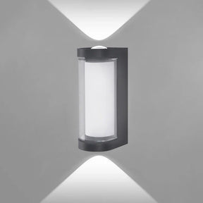 Arandela de Parede LED Moderna | Luminária Externa à Prova d'Água de Facho Duplo