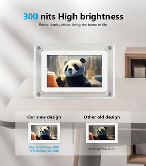 Acrylic Digital Photo Frame – Portable IPS Display – product image 6