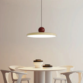 Luminária Pendente Disco Voador Nórdica | Lustre Estilo Cream LED
