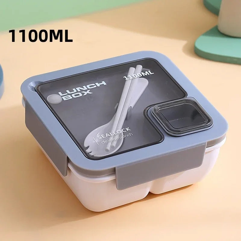 Marmitas Bento – À prova de vazamentos com talheres, podem ir ao micro-ondas e à lava-louças