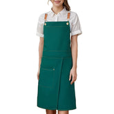 Waterproof Canvas Apron – Split-Skirt Design with Pockets