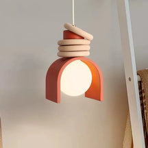 Luminária Pendente Wabi-Sabi | Design Minimalista Japonês em Resina