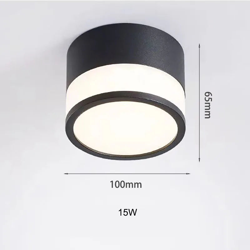 Spot LED de Sobrepor Nórdico | Luminária de Teto 9W / 15W