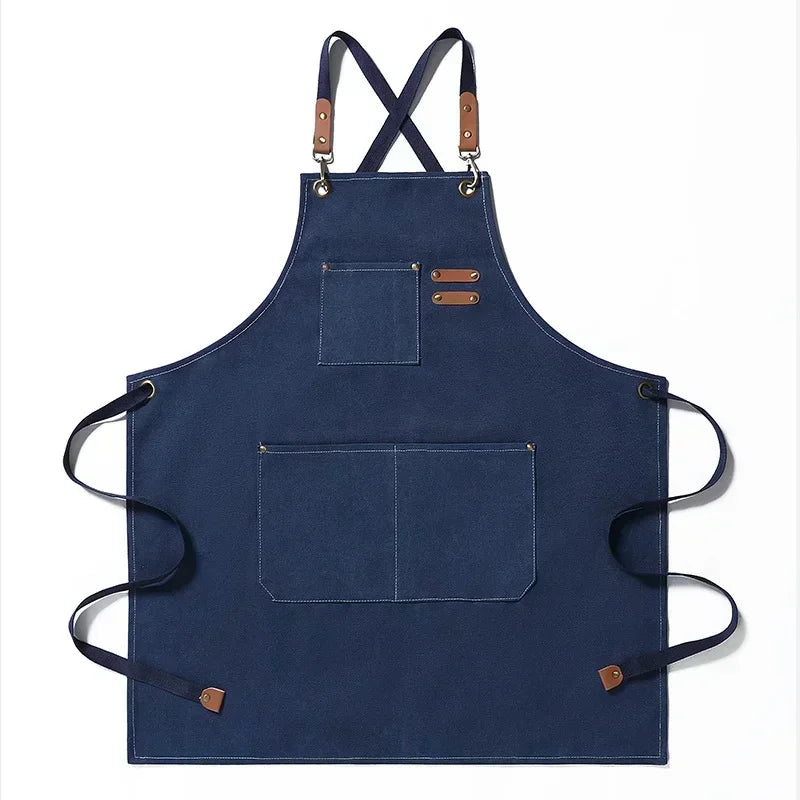 Canvas Kitchen Apron – Unisex Chef & Workwear
