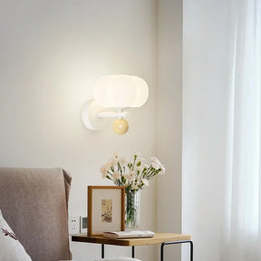 Nordic Pumpkin Wall Lamp | Modern Glass & Metal Sconce