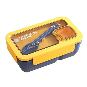 Lancheira BentoGo | Bento Portátil à Prova de Vazamentos com Talheres – Pode ir ao Micro-ondas e Lava-louças