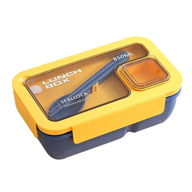 Marmitas Bento – À prova de vazamentos com talheres, podem ir ao micro-ondas e à lava-louças