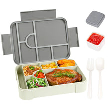 Bento Lunch Boxes – 1330ml, 7 Compartments, Leak-Proof with Cutlery