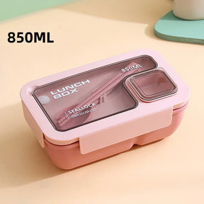 Marmitas Bento – À prova de vazamentos com talheres, podem ir ao micro-ondas e à lava-louças