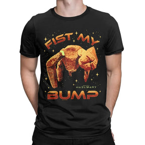 Camiseta com Estampa Divertida de Espaço Projeto Rocky Camiseta Casual