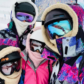 Balaclava de Fleece para Esqui, Proteção Facial de Inverno à Prova de Vento
