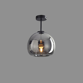 Luminária de Teto Nordic de Vidro Esférico | Semi-Embutida