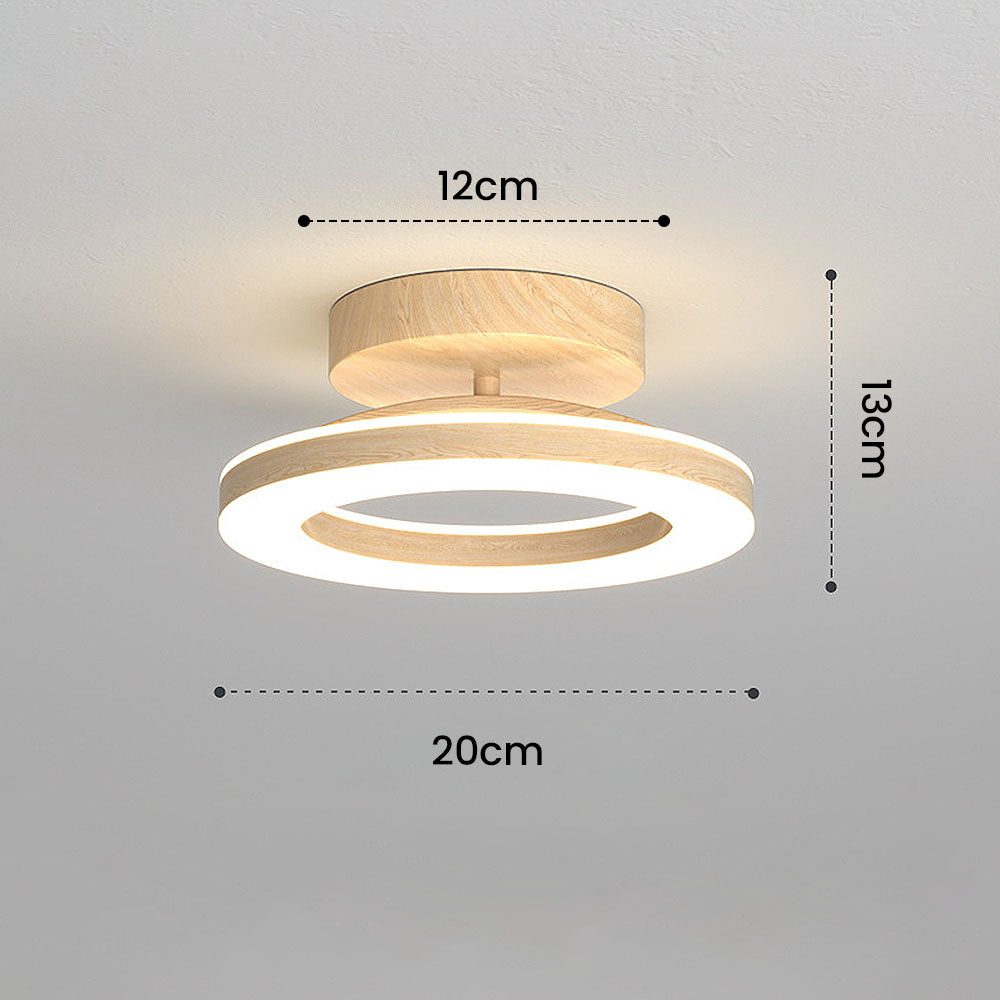 Plafon LED Redondo de Acrílico | Luminária Moderna para Hall e Entrada