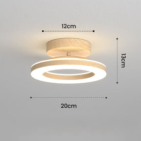 Plafon LED Redondo de Acrílico | Luminária Moderna para Hall e Entrada