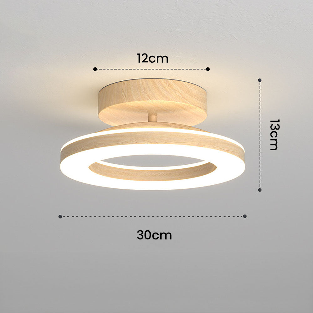 Plafon LED Redondo de Acrílico | Luminária Moderna para Hall e Entrada